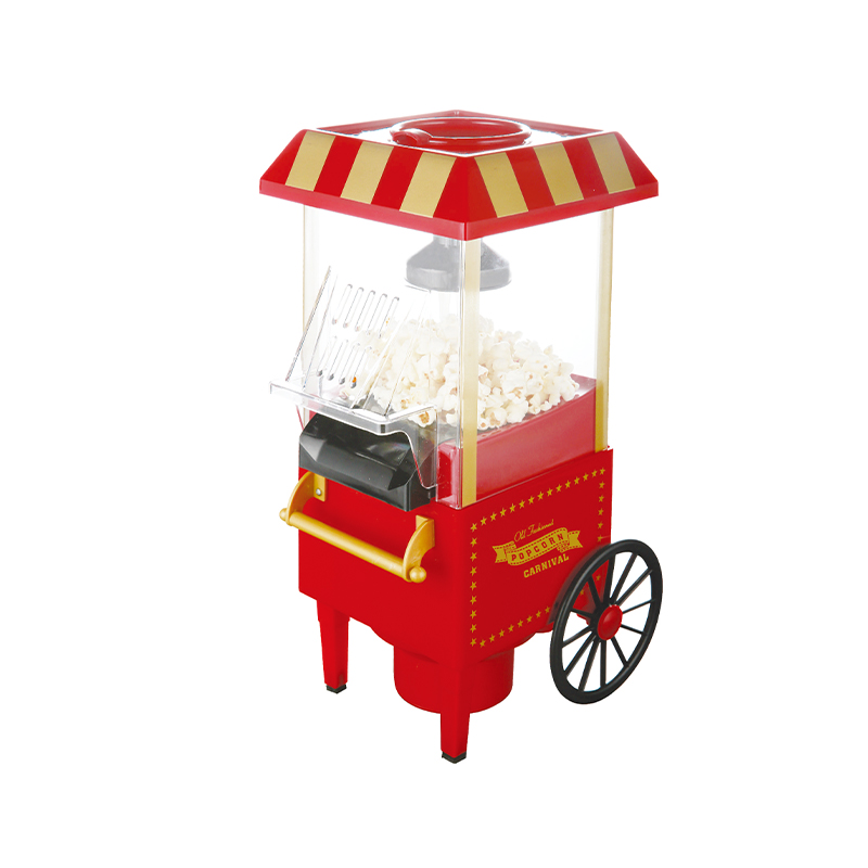 BJX-B009 Vintage Hot Air Popcorn Machine med hjul