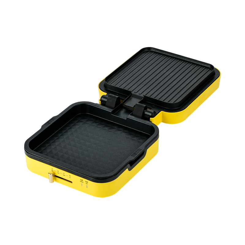 BJX-S018 24x24 cm grillmaskin med temperaturkontroll och avtagbara tallrikar