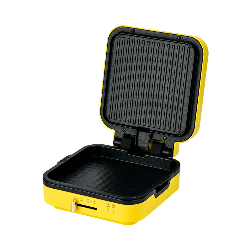 BJX-S018 24x24 cm grillmaskin med temperaturkontroll och avtagbara tallrikar