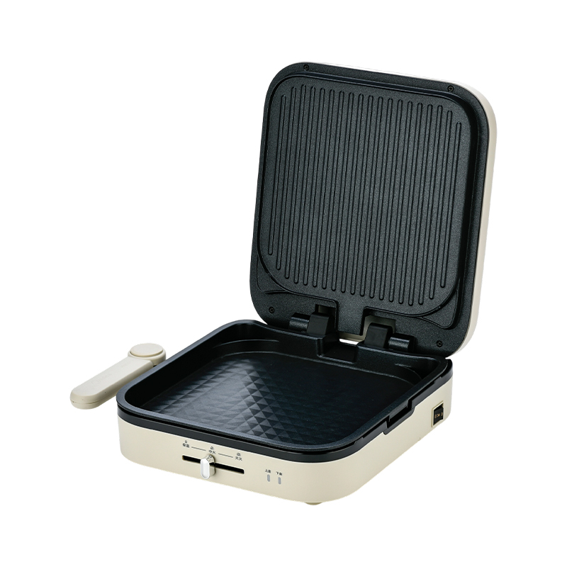 BJX-S023 28x28cm stor tallrik med temperaturkontroll Panini & Grillmaskin