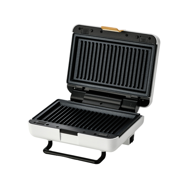 BJX-S025 2-skiva 180° öppen, utbytbar tallrik smörgås- och grillmaskin