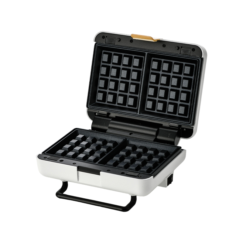 BJX-S025 2-skiva 180° öppen, utbytbar tallrik smörgås- och grillmaskin