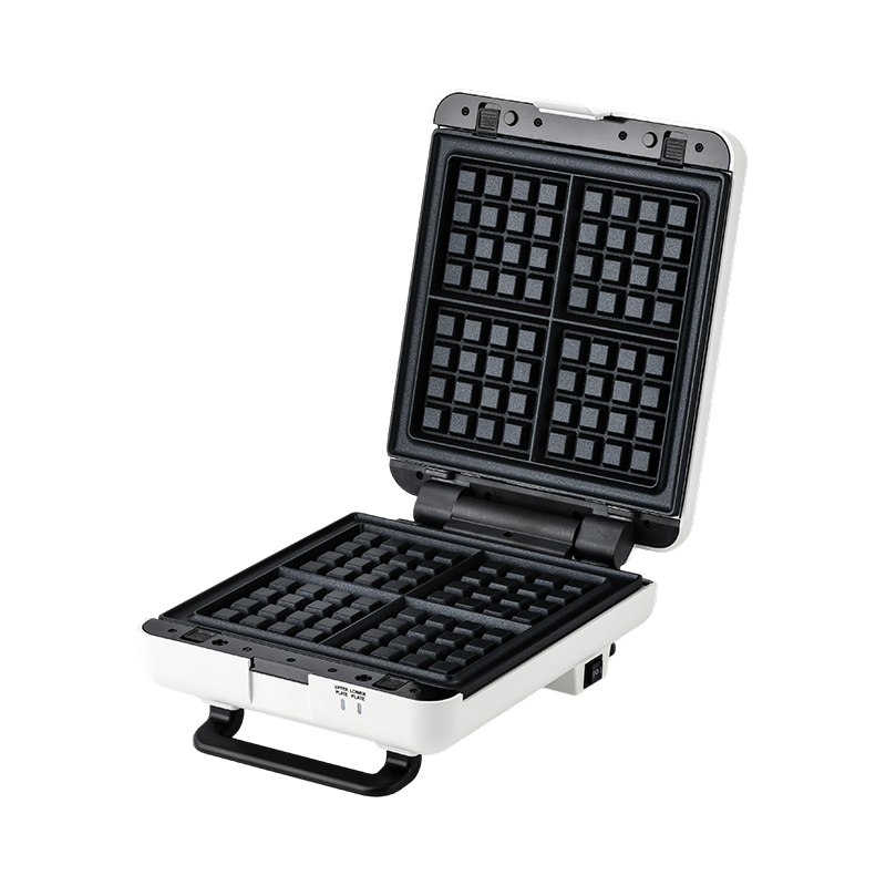 BJX-S026 4-skiva 180° öppen grill- och smörgåsmaskin med kontroll i 3 nivåer och oljedroppbricka